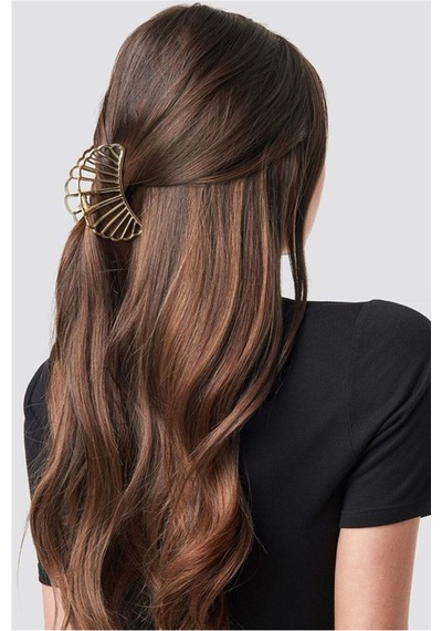 So-much Kadın Gold Mandal Metal Toka Istiridye Şeklinde-4 Gold Geometrik - 105658637 Gold Geometrik - 105658637 Gold Geometrik