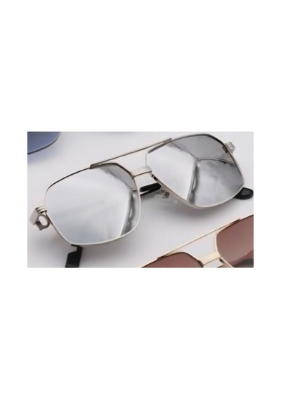 Erkek Uv-400 Korumalı Güneş Gözlüğü Gri - 720769329 Gümüş