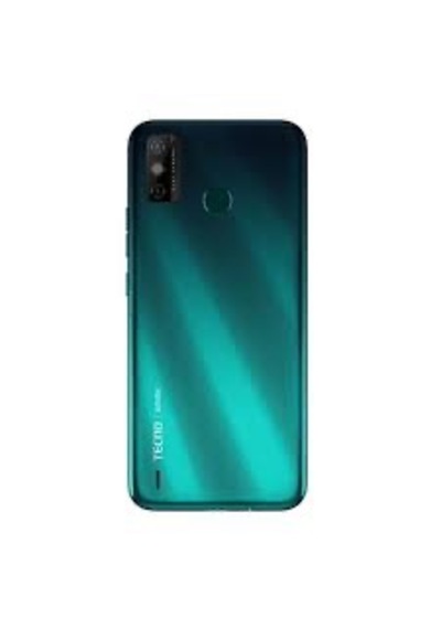 Tecno Spark 6 Go Arka Kapağı Siyah - Yeşil