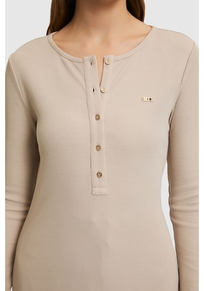 U.S. Polo Assn. U.s. Polo Assn. Kadın Taş Tişört 50323456-vr049 Taş Rengi