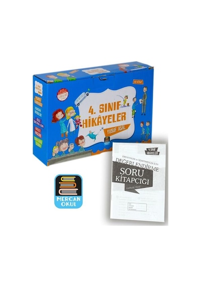 4. Sınıf Hikayeler Okuma Seti 10 Kitap, Soru Kitapçığı İlaveli...