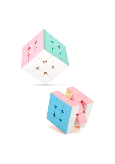 Speed Cupe Rubik Küp Zeka Küpü 3x3 Pastel Renkler Hız Küpü,fidget Oyuncak Seyahat Zeka Oyunu