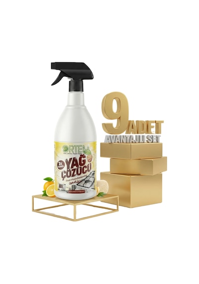Ortem Yağ Çözücü 9x1 Kg