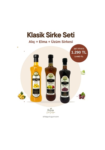 Sirke Günlüğüm Klasik Sirke Seti