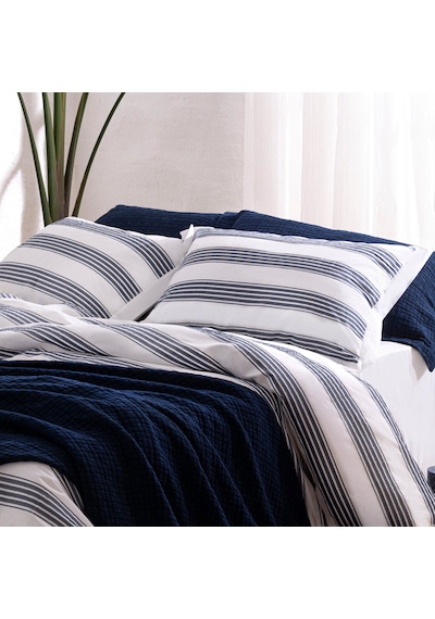 Wave %100 Pamuk King Size Nevresim Seti 230x220 Cm Beyaz