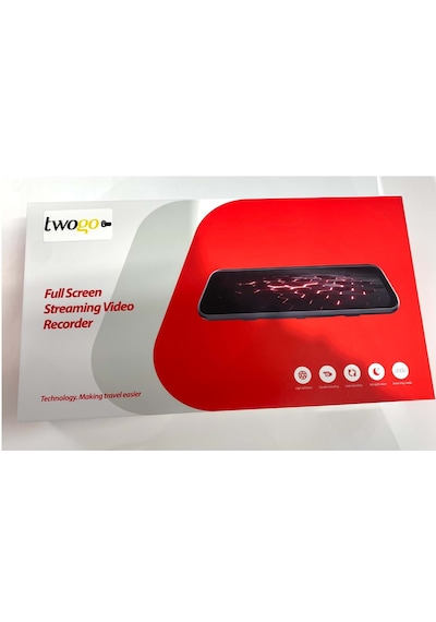 Foxus Twogo Go-ık11l 10" 4k+2k 170 Derece Araç Kayıt Kamerası