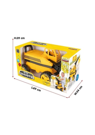 Big Excavator Çok Renkli