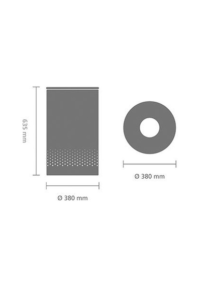 Brabantia Çamaşır Sepeti 60 Lt Siyah Mantar Kapak 120022 Siyah
