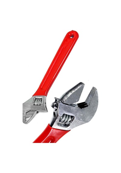 Kurbağacik Anahtar Ayarlanabilir Ingiliz Anahtarı 12" 300mm Kurbağacık Anahtar Kırmızı 1410