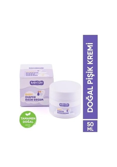Doğal Pişik Kremi Çinko Içermez 50 Ml
