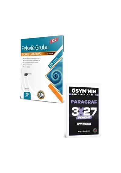 2027 Bilgisarmal 2027 Ayt Felsefe Soru Bankası+ Evp Akademi Paragraf