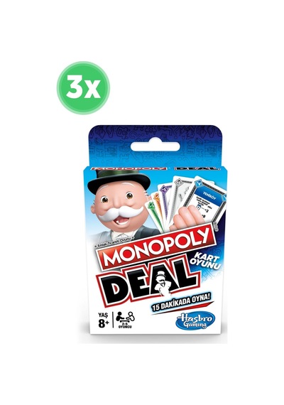 Monopoly Deal x 3 Adet