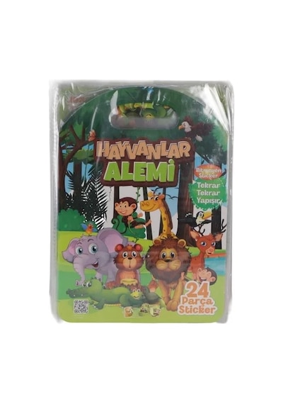 Hayvanlar Alemi Sticker Seti 1 Adet