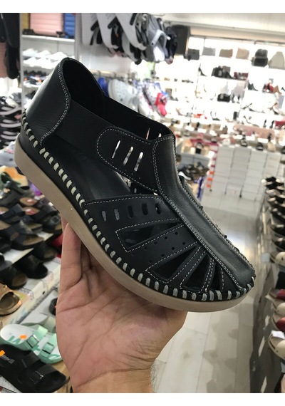 Casso Önü Kapalı Sandalet Siyah