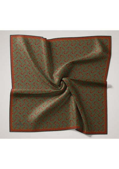 Silk Home Soft Eşarp 73077-18 Zümrüt, Turuncu, Hardal