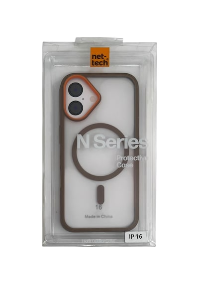 Nettech Apple iPhone 16 Uyumlu Nt-n080 Arka Koruma Kılıf - Siyah -