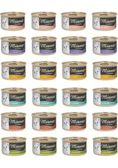 Miamor Pastete Karışık Kedi Yaş Maması 24 x 85 G