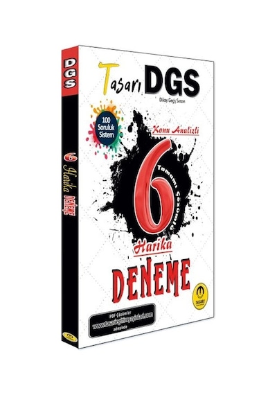 Tasarı Dgs Konu Analizli 6 Harika Çözümlü Deneme