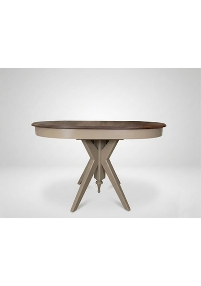 Vintera Açılır Oval Ahşap Mutfak Masası 80x120 Ceviz