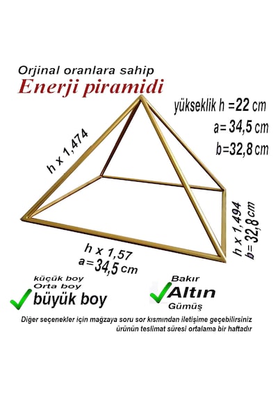 Enerji Piramidi Büyük Boy