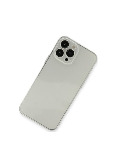 Apple iPhone  Uyumlu  13 Pro Max Kılıf Fly Lens Silikon - Şeffaf