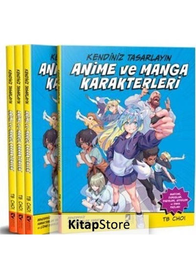 Anime ve Manga Karakterleri - Kendiniz Tasarlayın - TB Choi - Hayalperest Yayınevi