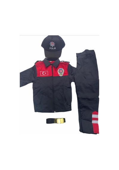 Bikatex Çocuk Yunus Polis Takımı Siyah - 504424379 Siyah