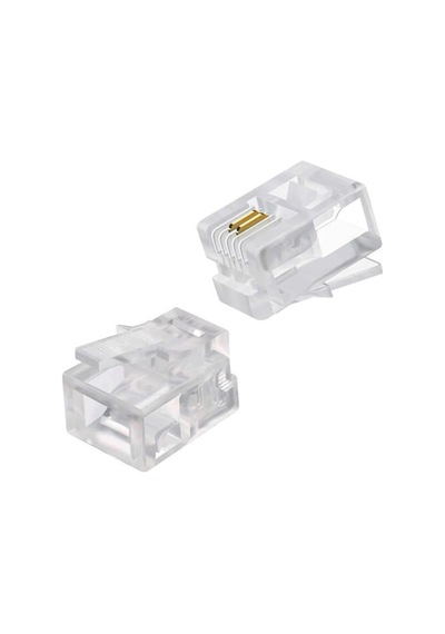 Rj11 Telefon Soketi 6p/2c 100 Adet