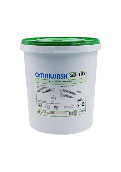 Omniwash Sd-102 Limon Kolonyalı Hijyenik Mendil 350 Adet
