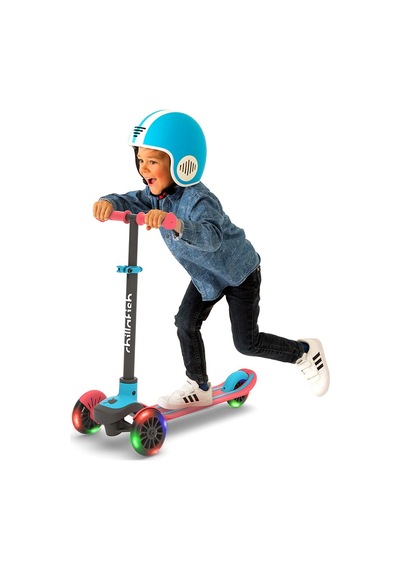 Chillafish Scotti Glow 3 Tekerlekli Işıklı Scooter - Kırmızı