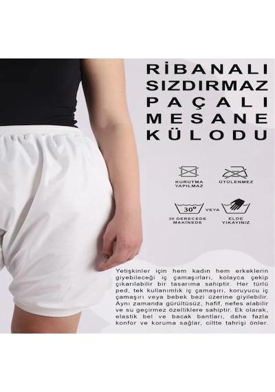 Benlife Paçalı Kısa Ve Uzun Model Beraber Emici Külot 2XL