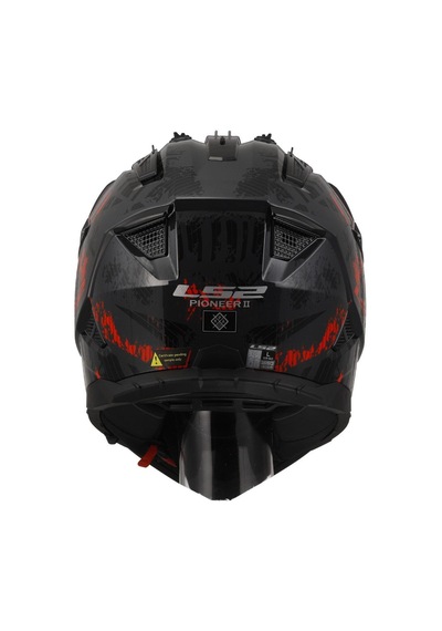 Ls2 Pıoneer 2 Crazy Matt Black Red Renkli