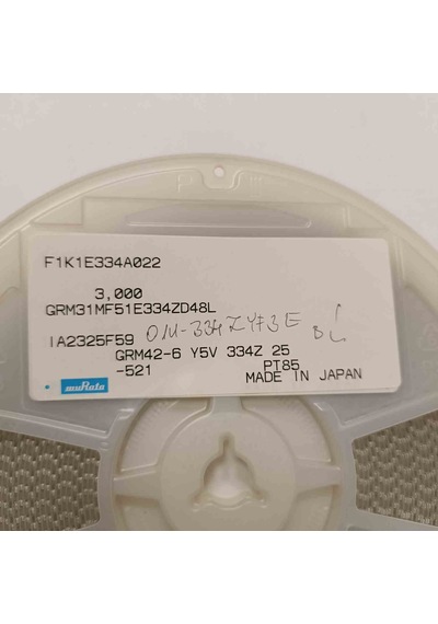 Grm42-6y5v334z25-521 330nf 25v 1206 Smd Seramik Kondansatör 100 Adet