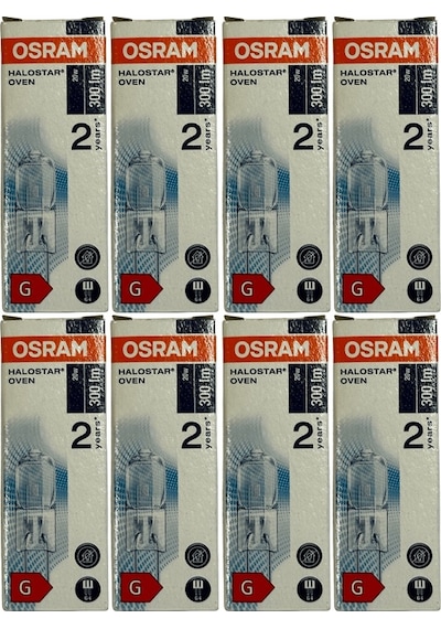 Osram 64428 20w 12v 2800k Sarı Işık Owen G4 Duylu Fırın Ampulü 8 Adet