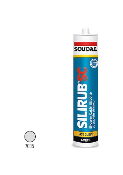 Soudal Silirub Sc Duşakabin Silikonu Şeffaf 280 Ml 4177982