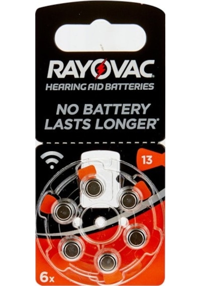 Rayovac Hearing Aid Batteries 13 Numara Blister İşitme Cihaz Pili 6'lı