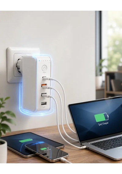 Astraltech Zaman Kontrollü Çoklu Şarj Cihazı 30w Diğer