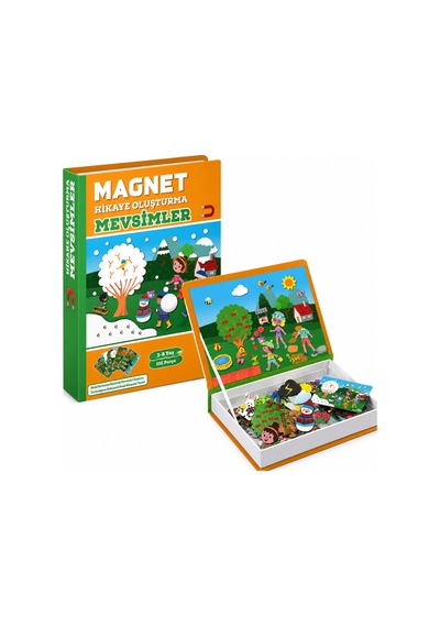 1505 Magnet Hikaye Oluşturma - Mevsimler / +3 Yaş