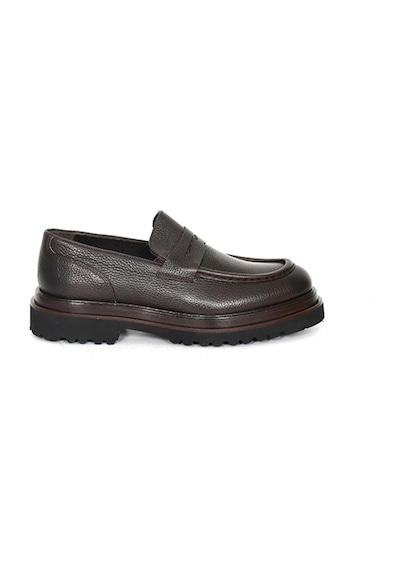Tuna Hakiki Floter Deri Eva Taban Loafer Model Erkek Ayakkabı - 3420 Kahverengi