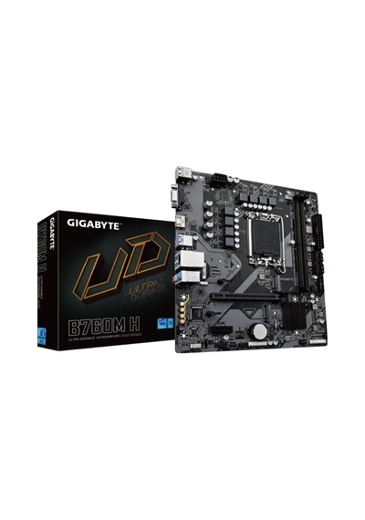 Gıgabyte B760m H Ddr5 8000mhz 1xvga 1xhdmı 1xm.2 Usb 3.2 Matx 1700p 12. / 13. Ve 14. Nesil İşlemci Uyumlu Ventra