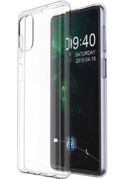 Galaxy M51 Kılıf Zore Şeffaf Ince Ve Esnek Süper Silikon Kılıf Renksiz