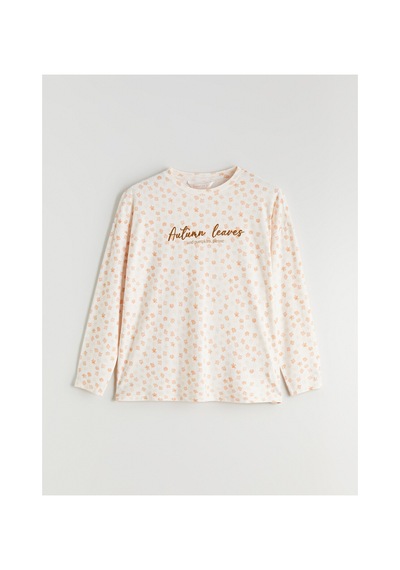 Lcw Dream Pembe Bisiklet Yaka Çiçekli Kadın Pijama Takımı