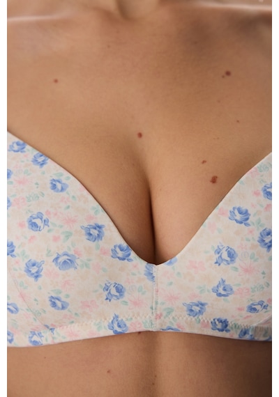 Penti Kırık Beyaz Comfy Cosy Floral Balensiz Sütyen