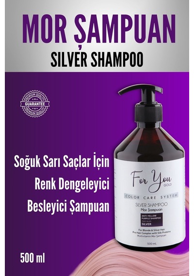 Silver Mor Şampuan Turunculaşma Karşıtı Mor Silver Şampuan