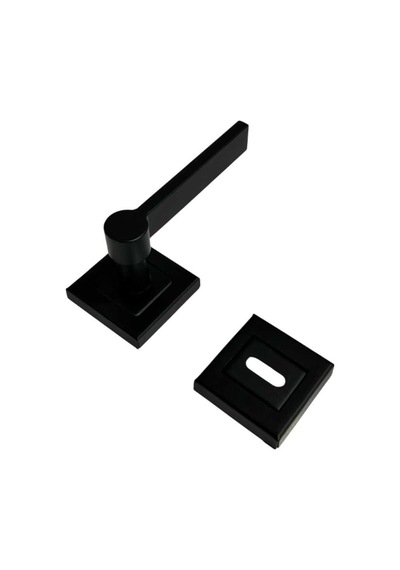 Sese Argun Oda Kare Siyah Rozetli Kapı Kolu 200-258r-01-02