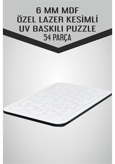 Baskı Atölyesi Uzay Astranot Ve Gezegenler A4 54 Parça Puzzle, Oyuncak, Yapboz Standart
