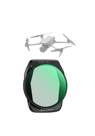 K&f Concept Djı Air 3s Uyumlu Cpl Filtre / Yüksek Cam Kalitesi