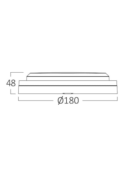 Modern Mimari Için Su Geçirmez Ovaltasarım: 12w 3 Renkli Led Aplik Beyaz