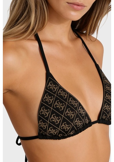 Guess Bayan Bikini Üstü E6gj24 Kcuo2 Jblk Siyah