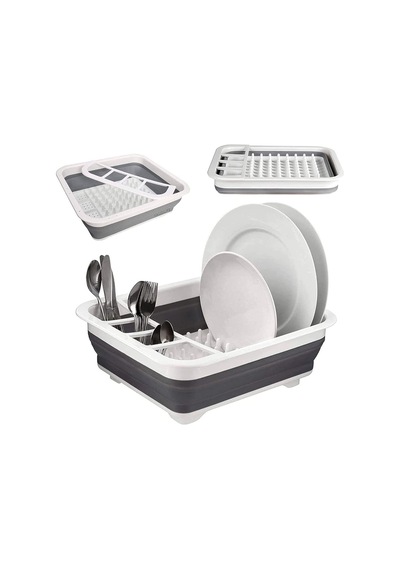 Deconox Katlanabilir Bulaşık Kurutmalık, Yer Kaplamaz Minimal Tabaklık 763 Sku: Zeus8690010164001 -